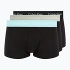 Pánské boxerky Calvin Klein 0000U2664G Low Rise Trunk 3 pairs black in plume wb/ black in misty sag