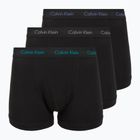 Pánské boxerky Calvin Klein 0000U2662G Trunk 3 pairs of black bodies and wbs with driftwood