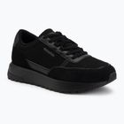 Pánské boty Calvin Klein HM0HM02215 City Runner Laceup Nylon Recycled Suede triple black