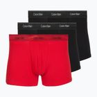 Pánské boxerky Calvin Klein LV00NB4575 Trunk black/goji berry/black