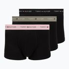 Pánské boxerky Tommy Hilfiger Trunk WB 3 pack utility sage/black/bonita pink