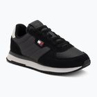 Pánské boty Tommy Jeans Runner Flag Mix washed black/stratus grey