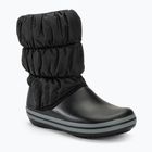 Dámské sněhule Crocs Winter Puff black/charcoal