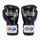 Boxerské rukavice Fairtex Super Sparring - Locked Thumb černé