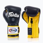 Boxerské rukavice  Fairtex Heavy Hitter's Mexican Style blue/yellow