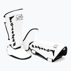 Holenní chrániče Fairtex Detachable In-Step Shin Pads A.K.A. "Twister" white