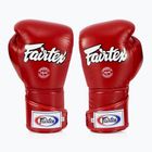 Boxerské rukavice  Fairtex Stylish Angular Sparring - Locked Thumb red
