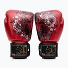Červené boxerské rukavice Fairtex Golden Jubilee