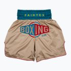 Boxerské šortky Fairtex BT2010 'Vintage' v khaki barvě