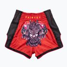 Dětské boxerské šortky Fairtex BSK2108 'Silent Warrior' červené