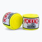 Boxerské bandáže YOKKAO Premium Handwraps 400 cm neon yellow
