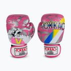 YOKKAO 90'S boxerské rukavice růžové BYGL-90-8