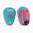 Tréninková lapa YOKKAO Curved 2 ks hot pink/island