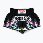 Pánské fitness šortky  YOKKAO Flames CarbonFit black