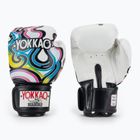 Pánské boxerské rukavice YOKKAO Flames white