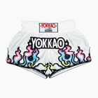 Pánské fitness šortky  YOKKAO Flames CarbonFit white