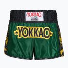 Pánské tréninkové šortky YOKKAO Original Muay Thai green
