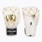 Boxerské rukavice Top King Boxing Chain bílé/zlaté