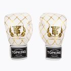 Boxerské rukavice Top King Boxing Chain bílé/zlaté
