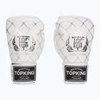 Boxerské rukavice Top King Boxing Chain bílé/stříbrné