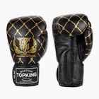 Top King Boxing Řetězové rukavice černá/zlatá