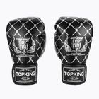 Boxerské rukavice Top King Boxing Chain černé/stříbrné