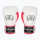 Boxerské rukavice Top King Boxing Reborn bílé/růžové