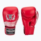 Boxerské rukavice  Top King Muay Thai Power Snake red/silver