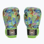 Boxerské rukavice Top King Boxing Wild Tiger černé/zelené