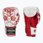 Boxerské rukavice Top King Boxing Dragon red/white