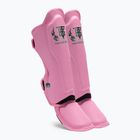 Chrániče holenních kostí a chodidel Top King Pro Semi Leather pink