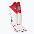 Chrániče holenních kostí a chodidel Top King Blend white/red