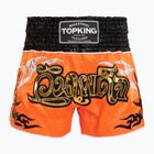 Tréninkové šortky Top King Thai Boxing orange/black
