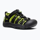 Dětské sandály KEEN Newport H2 black/lime green