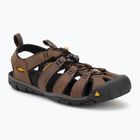 Pánské sandály KEEN Clearwater Cnx Leather dark earth/black 