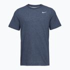 Pánské tričko Nike Dri-Fit smokey obsidian heather/matte silver