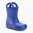 Dětské gumáky Crocs Rain Boot v azurově modré barvě