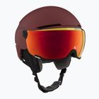 Lyžařská helma Atomic Savor Visor Stereo maroon/red stereo