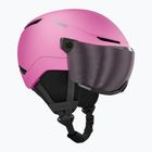 Dětská lyžařská helma Atomic Revent Visor Jr pink/silver flash