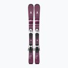 Dětské sjezdové lyže + vázání Atomic Maven Jr 100-120 + C5 GW red plum