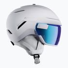 Lyžařská helma Atomic Savor GT Visor Stereo white heather/blue stereo