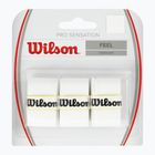 Omotávky na tenisovou raketu Wilson Pro Overgrip Sensation 3 ks white