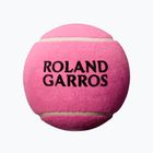 Tenisový míček na podpisy Wilson Roland Garros 5 Mini Jumbo pink 