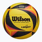 Míč na plážový volejbal Wilson OPTX AVP VB OFFICIAL GB yellow velikost 5