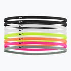 Čelenka  Nike Skinny Headbands 8 szt. black/black/white