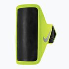 Běžecké pouzdro na telefon Nike Lean Arm Band Regular volt/black/silver