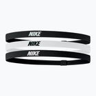 Čelenka  Nike Elastic Headbands 2.0 3 szt. black/white/black