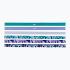 Čelenky Nike s potiskem 6 ks zelené/fialové N0002545-322
