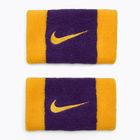 Potítka  Nike Swoosh Doublewide Wristbands 2 szt. university gold/court purple/university gold