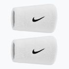 Potítka na zápěstí Nike Swoosh Classic Doublewide Wristbands 2 ks white/black